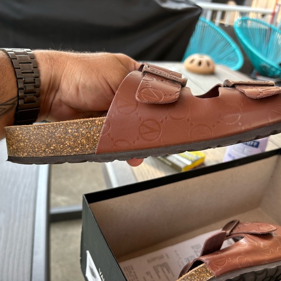 Valentino sandles Birko brown size 9 - Picture 10 of 10